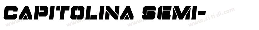 Capitolina Semi字体转换